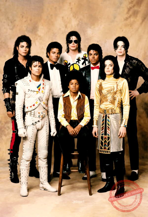 allmj Pack de Poster 3pzas Michael AI