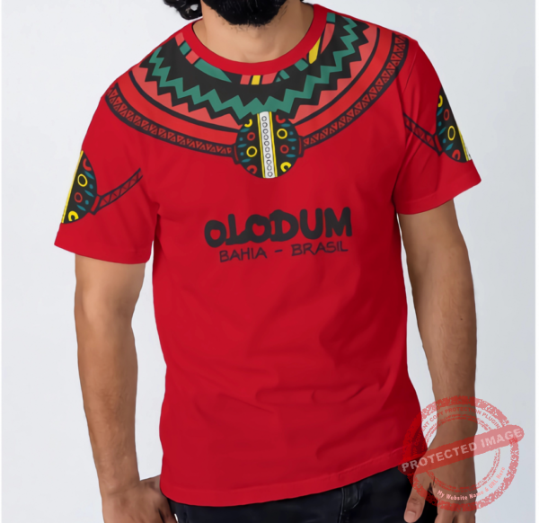 frente Playera T-shirt Olodum Bahia-Brasil