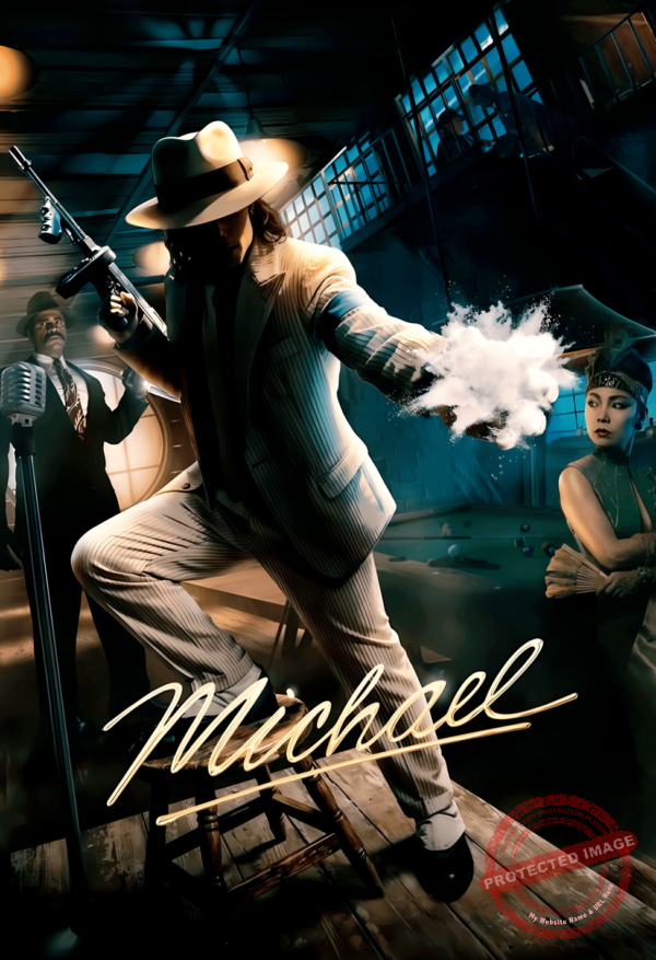 Pack de Poster 3pzas Michael AI promotional 2